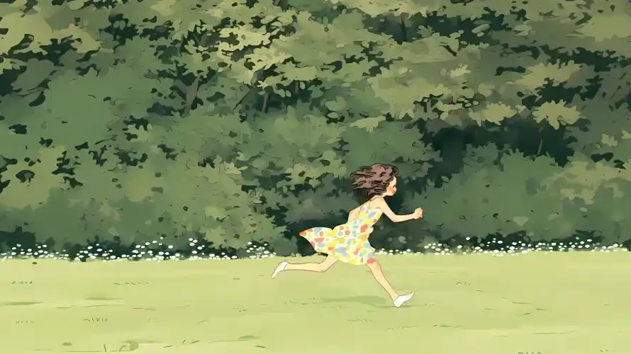 2k夏天壁纸-户外 - 插画-树林「哲风壁纸」