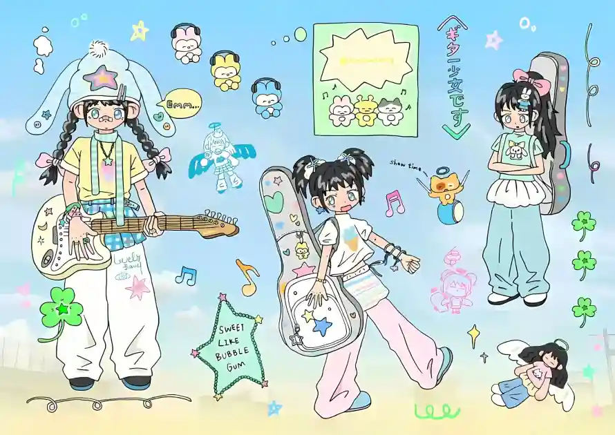 2k卡通壁纸-可爱 - 插画-日系「哲风壁纸」