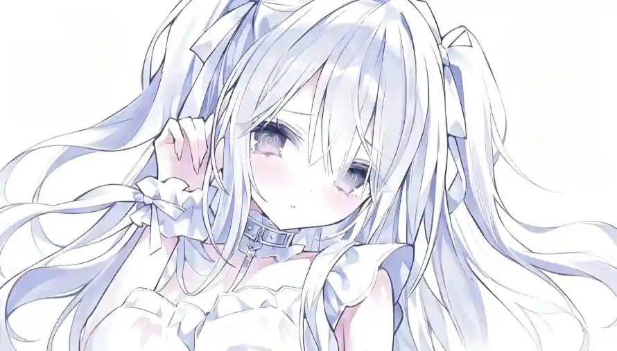 2k少女壁纸-宅 - 萌-忧郁「哲风壁纸」