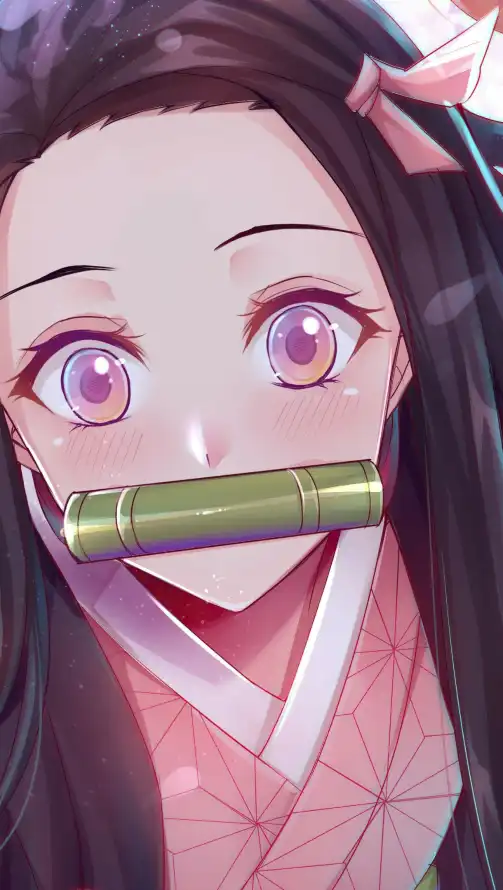 4k少女壁纸 - 日系 - 竹筒 - 紫瞳「哲风壁纸」