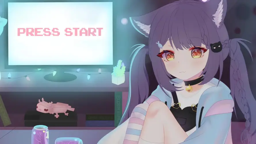 3k外套壁纸-少女 - 猫耳-电玩「哲风壁纸」