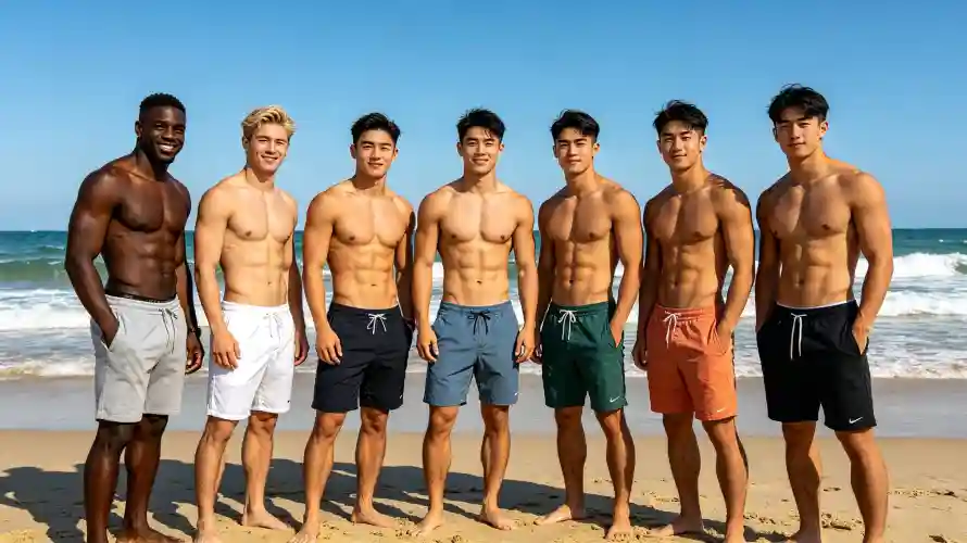 3k亚裔壁纸-健身 - 型男-大海「哲风壁纸」
