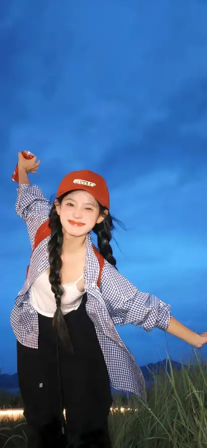 4k元气壁纸 - 少女 - 户外 - 活力「哲风壁纸」