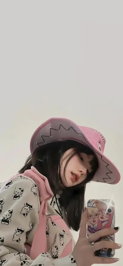 4k简约壁纸 - 美女 - 长发 - 休闲穿搭「哲风壁纸」
