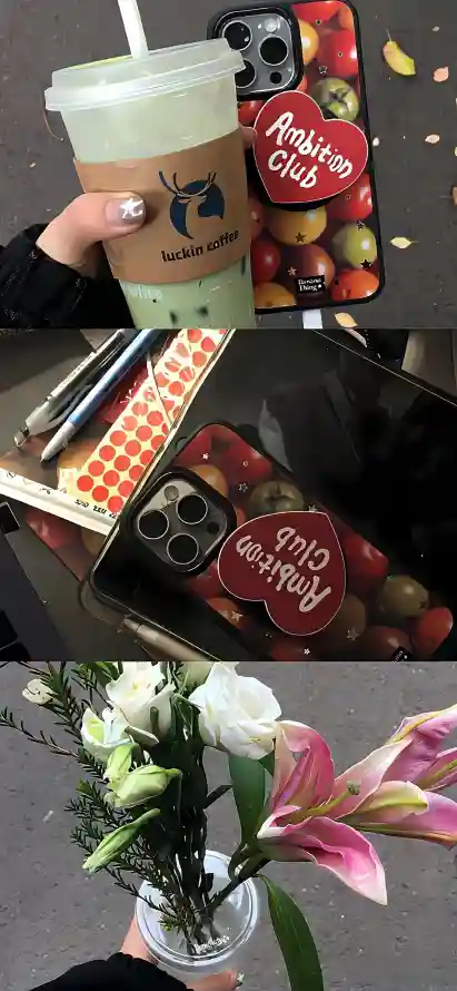 4k拼图壁纸 - 治愈 - 饮品 - 鲜花「哲风壁纸」