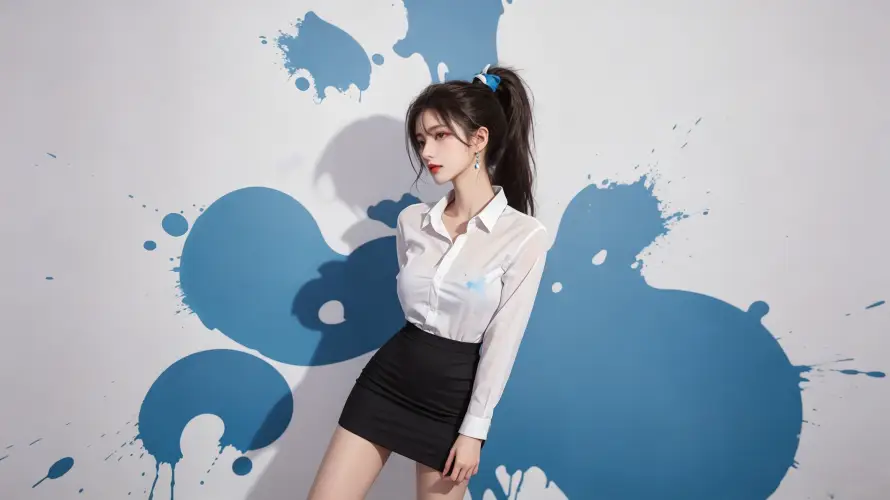3k御姐壁纸-电脑 - 红唇-美女「哲风壁纸」