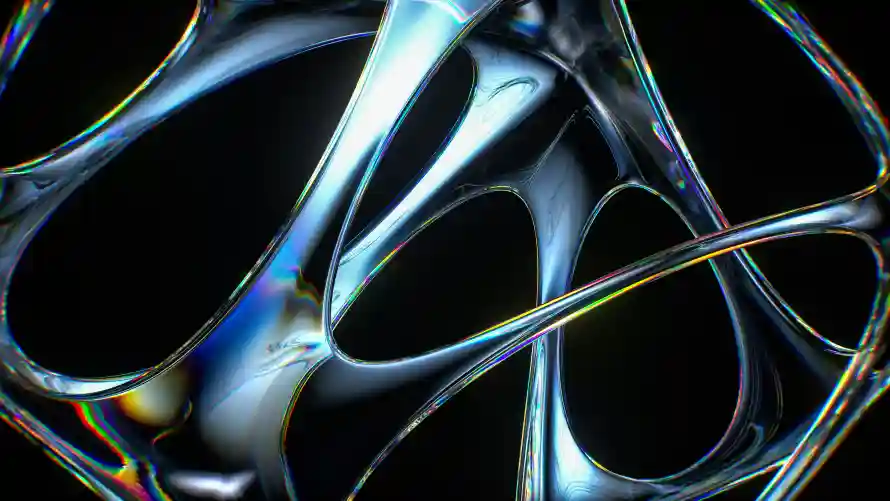 8k抽象壁纸-曲线 - 流体-渐变「哲风壁纸」
