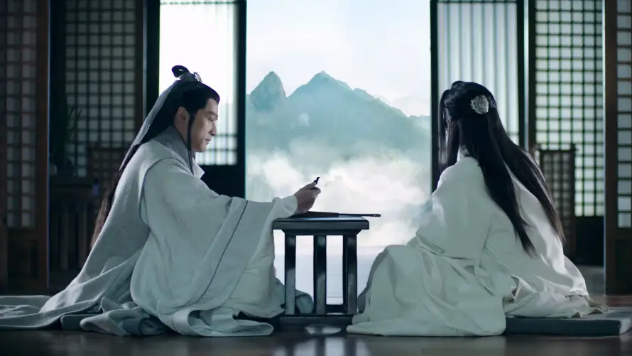 4k两人壁纸-云雾 - 古装-古风「哲风壁纸」