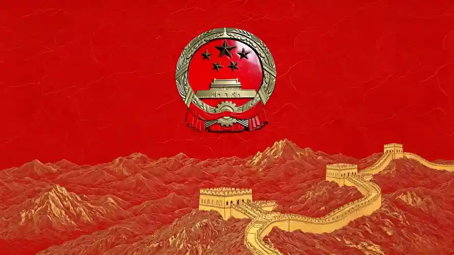 3k中国壁纸-国徽 - 壁纸-山脉「哲风壁纸」