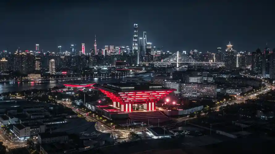 3k上海壁纸-城市 - 壁纸-夜景「哲风壁纸」