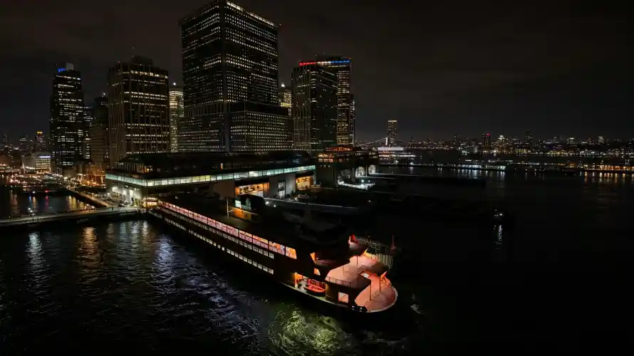 3k夜晚壁纸-建筑 - 水岸-水面「哲风壁纸」