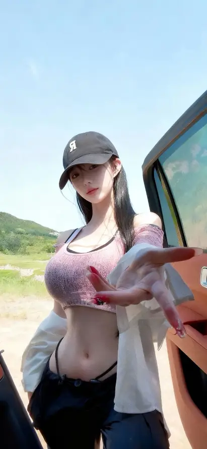 4k户外壁纸 - 汽车 - 穿搭 - 美女「哲风壁纸」
