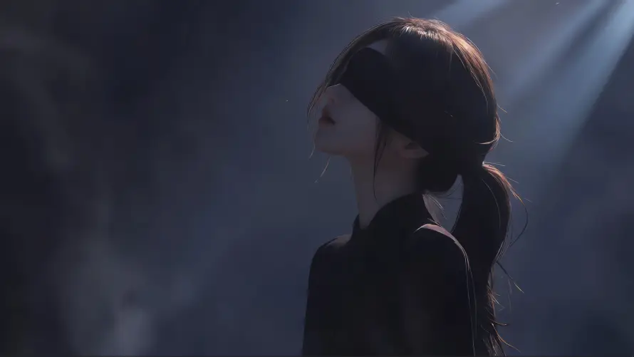 4k侧颜壁纸-壁纸 - 女性-束发「哲风壁纸」