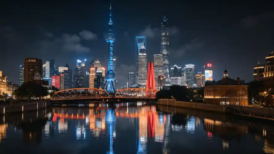 3k上海壁纸-壁纸 - 外滩-夜景「哲风壁纸」