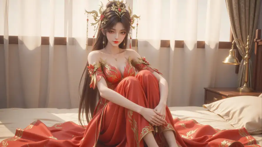 6k3D壁纸-卧室 - 古装-古风「哲风壁纸」