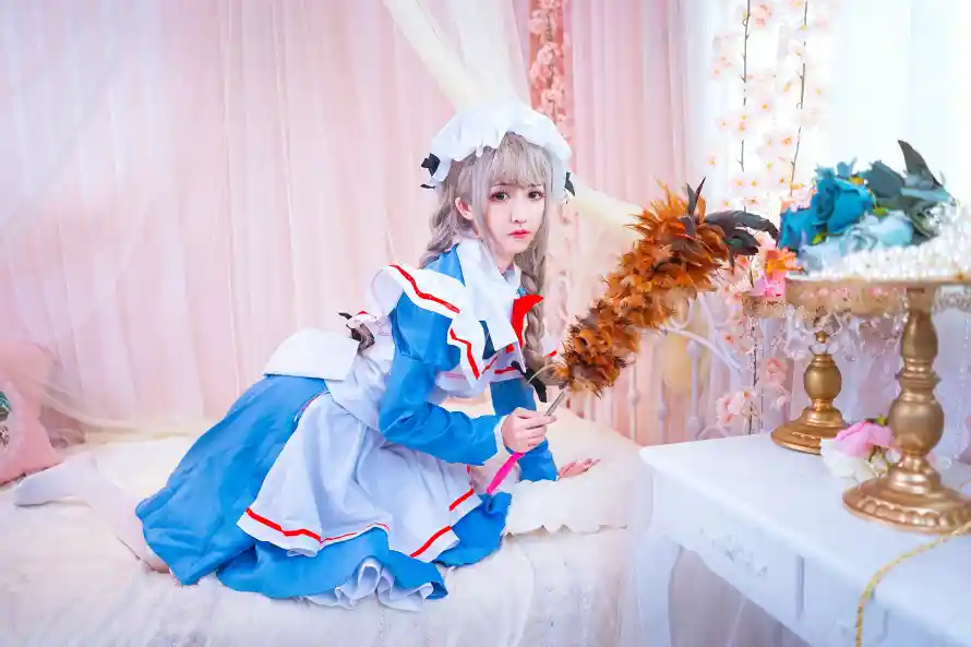 6k头饰壁纸-室内 - 少女-灰奈「哲风壁纸」