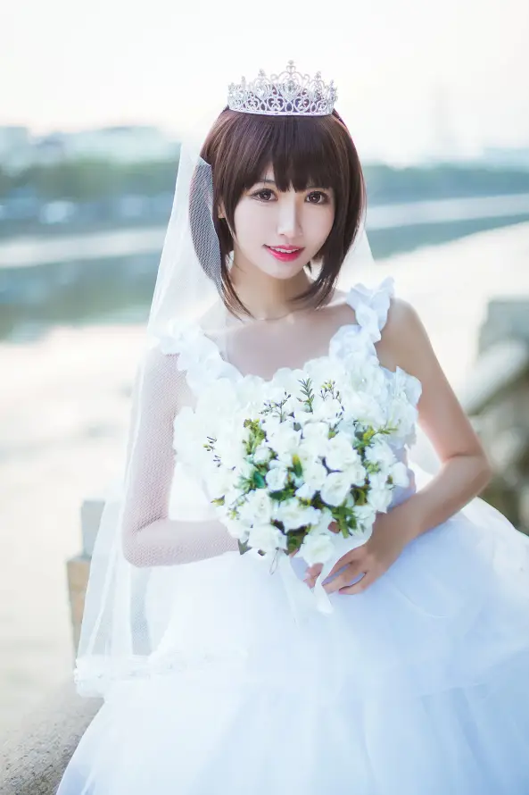 4k头纱壁纸 - 户外 - 新娘 - 皇冠「哲风壁纸」