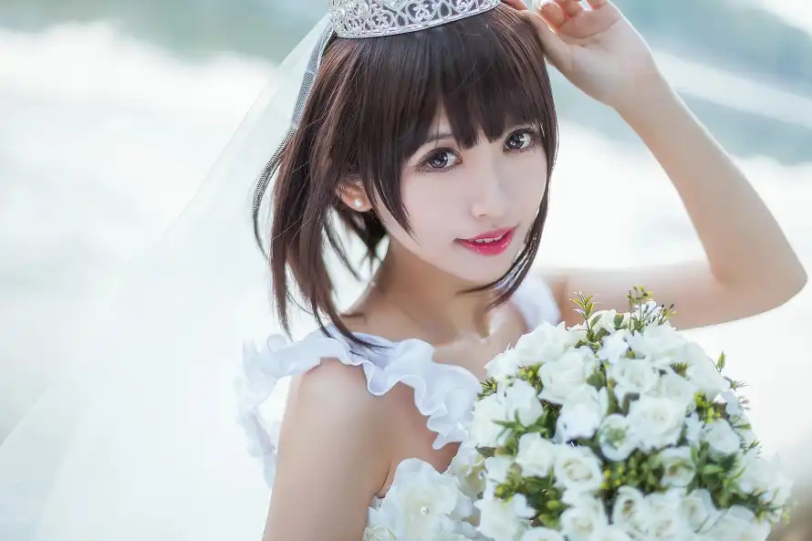 6k头纱壁纸-户外 - 新娘-皇冠「哲风壁纸」