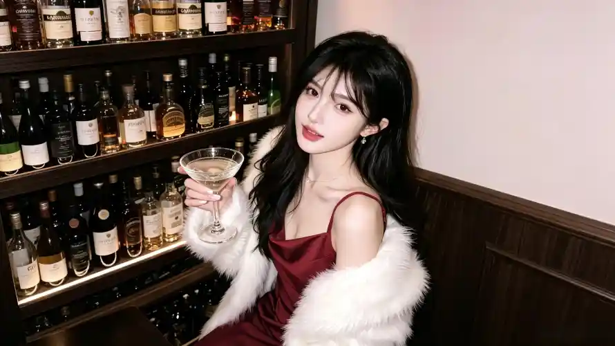 3k壁纸壁纸-红唇 - 美女-酒吧「哲风壁纸」