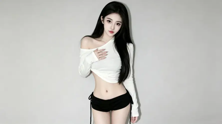 3k写真壁纸-壁纸 - 美女-长发「哲风壁纸」