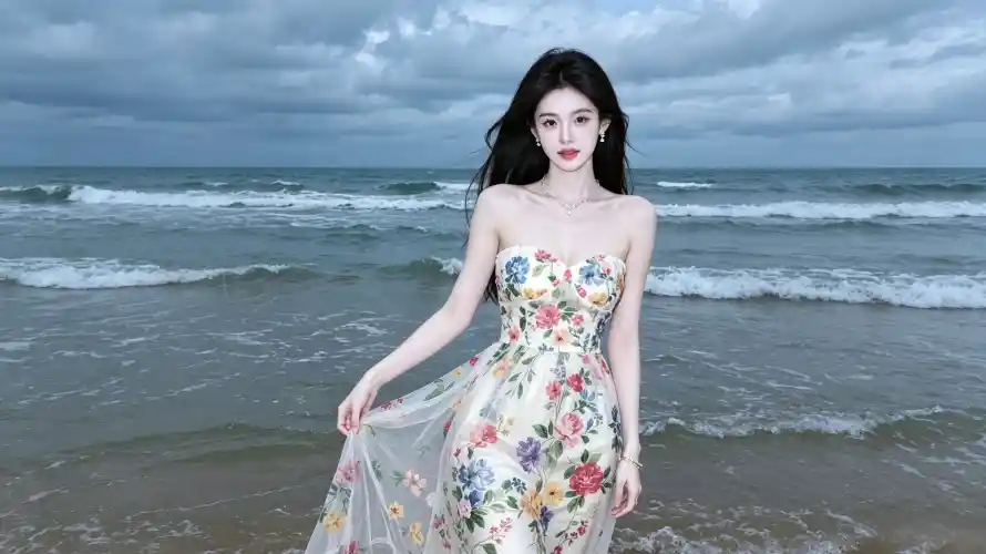 3k壁纸壁纸-沙滩 - 海浪-海边「哲风壁纸」
