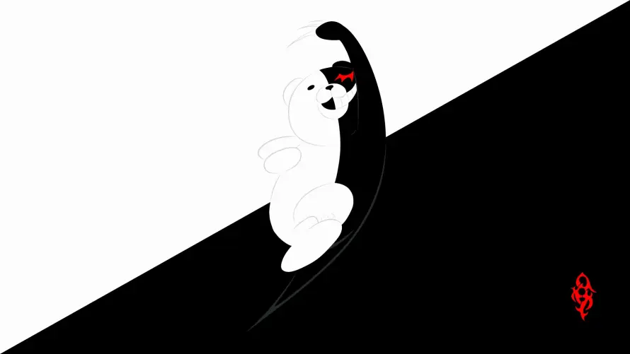 2k卡通壁纸-熊 - 黑白熊-动漫角色「哲风壁纸」