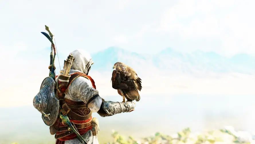 2k云雾壁纸-刺客 - 山脉-弓箭「哲风壁纸」