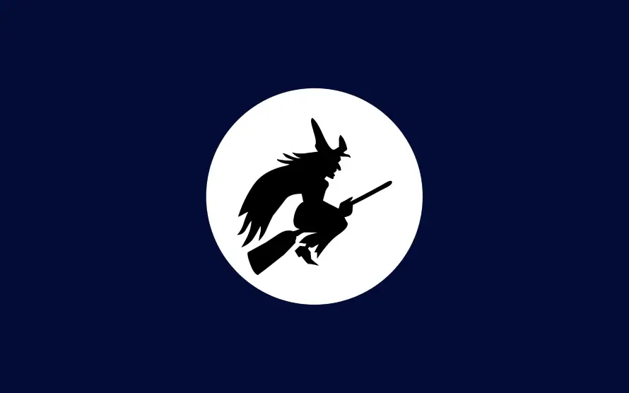 3k剪影壁纸-黑 - 夜空-女巫「哲风壁纸」