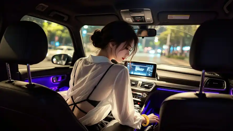 3k壁纸壁纸-夜景 - 女性-紫色「哲风壁纸」