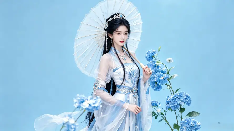 3k仙女壁纸-发饰 - 古装-壁纸「哲风壁纸」