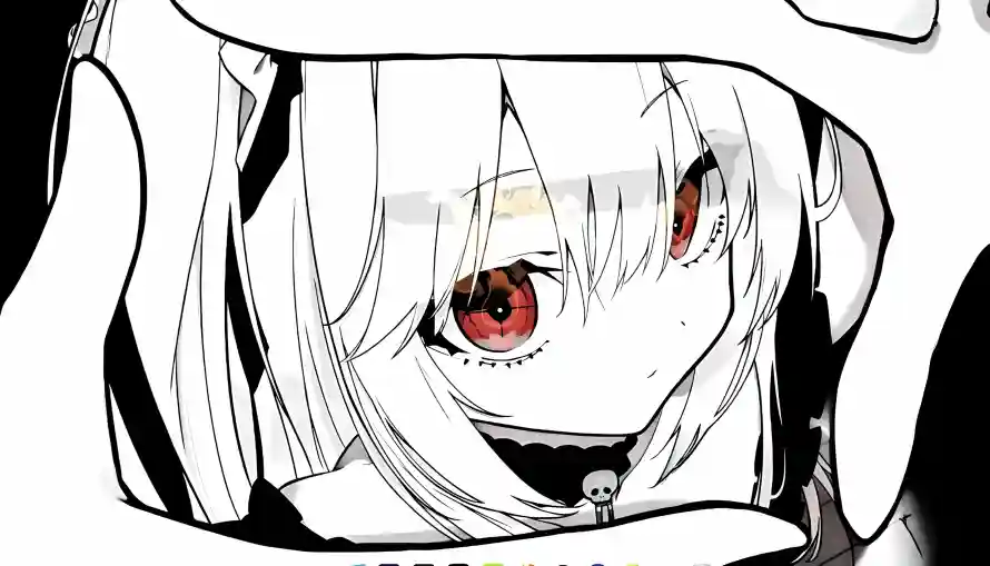 2k手绘壁纸-红瞳 - 二次元-创可贴「哲风壁纸」