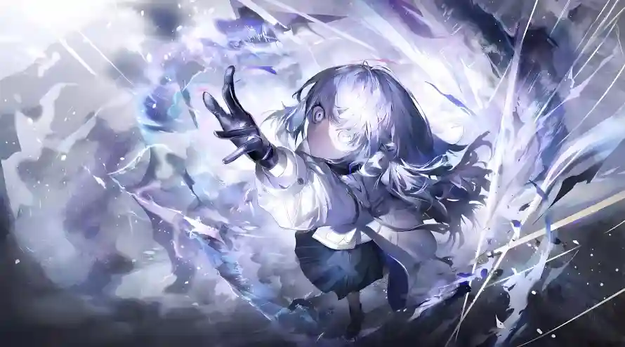 2k伸手壁纸-冰晶 - 少女-梦幻「哲风壁纸」