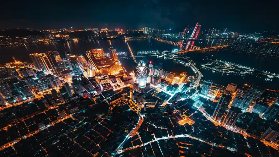 3k俯瞰壁纸-公路 - 城市-壁纸「哲风壁纸」