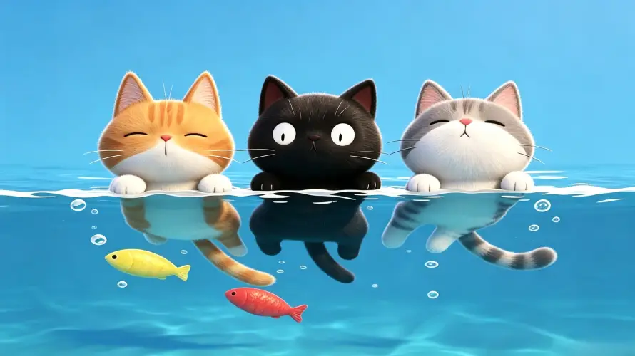 3k3D壁纸-卡通 - 壁纸-夏日「哲风壁纸」