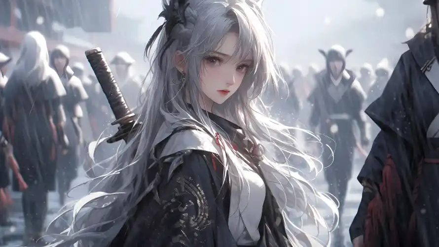 4k佩剑壁纸-古风 - 江湖-清冷「哲风壁纸」