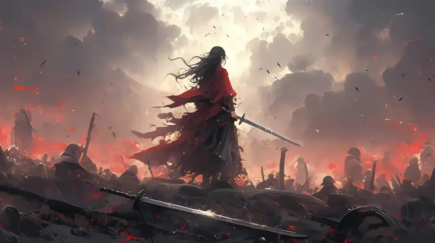5k乌云壁纸-古风 - 废墟-影漫「哲风壁纸」