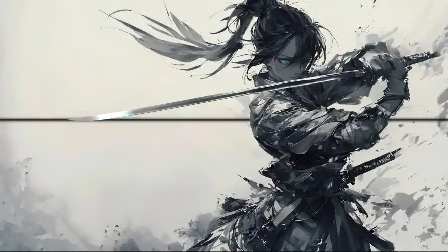 4k刀剑壁纸-剑客 - 古风-影漫「哲风壁纸」