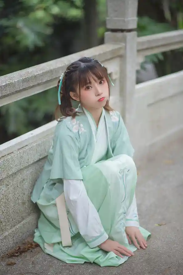 4k写真壁纸 - 发带 - 古风 - 少女「哲风壁纸」