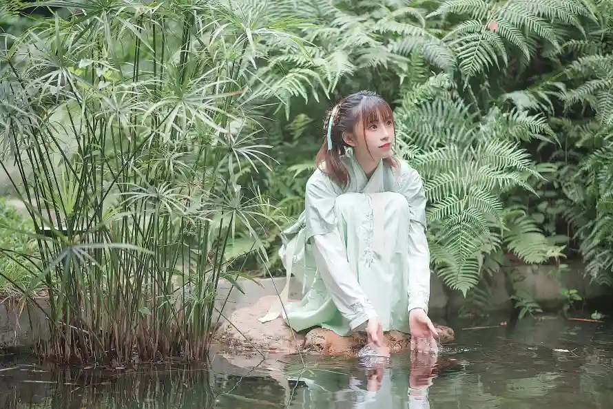 6k写真壁纸-古风 - 少女-户外「哲风壁纸」
