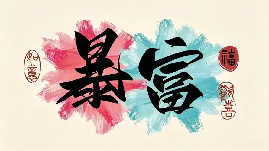 3k书法壁纸-吉祥 - 喜庆-国潮「哲风壁纸」