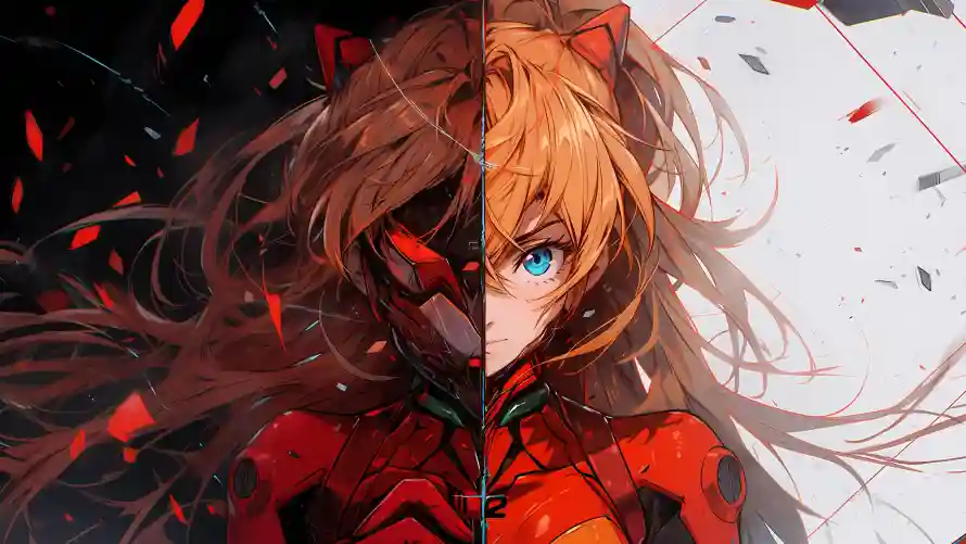 4k动漫壁纸-机甲 - 碎片-eva「哲风壁纸」