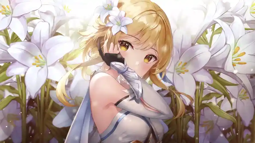3k原神壁纸-荧 - 发饰-少女「哲风壁纸」