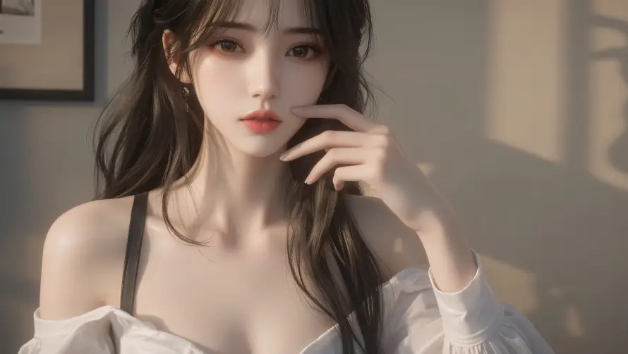 6k仙逆壁纸-吊带 - 室内-少女「哲风壁纸」
