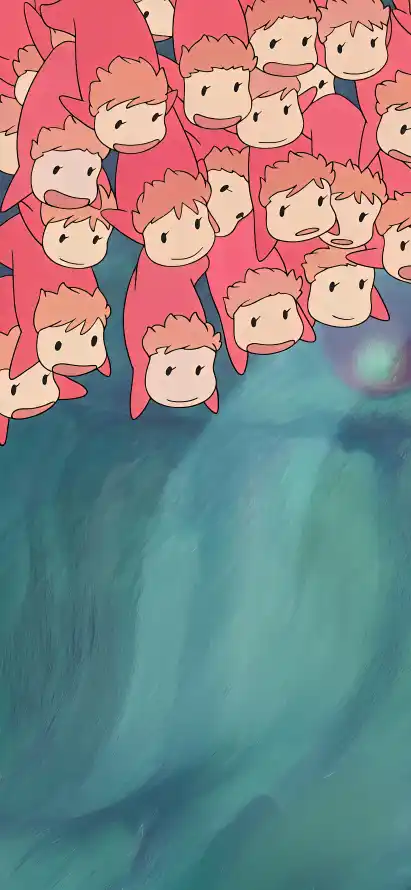 4k动画壁纸 - 卡通 - 治愈 - 波妞「哲风壁纸」