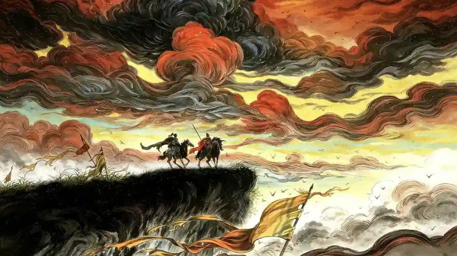 3k云彩壁纸-出征 - 古风-国风「哲风壁纸」