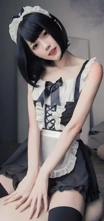 4k人像壁纸 - 室内 - 女仆装 - 氛围感「哲风壁纸」