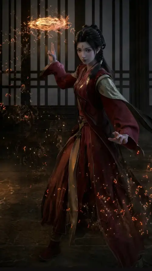 4k动漫壁纸 - 古装 - 古风 - 施法「哲风壁纸」