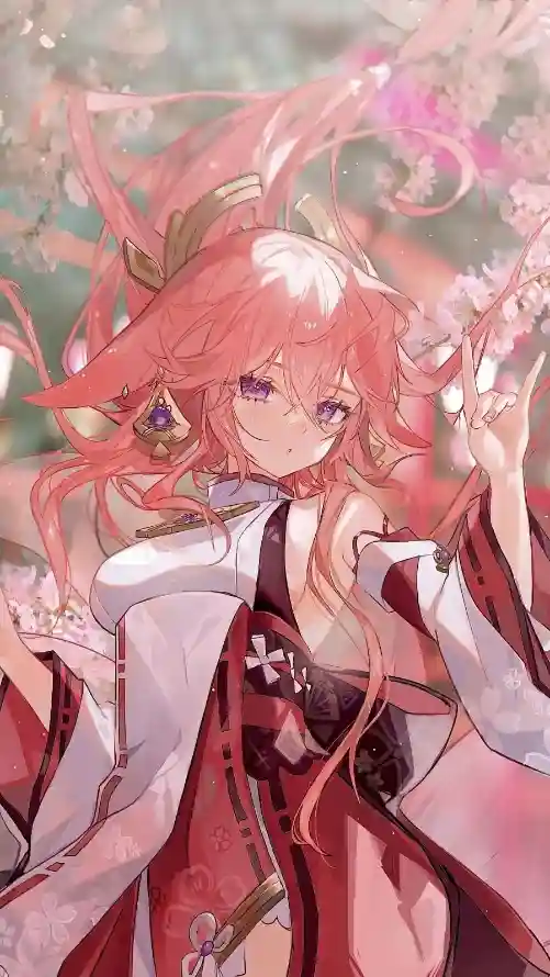 4k原神壁纸 - 和风 - 唯美 - 微笑「哲风壁纸」