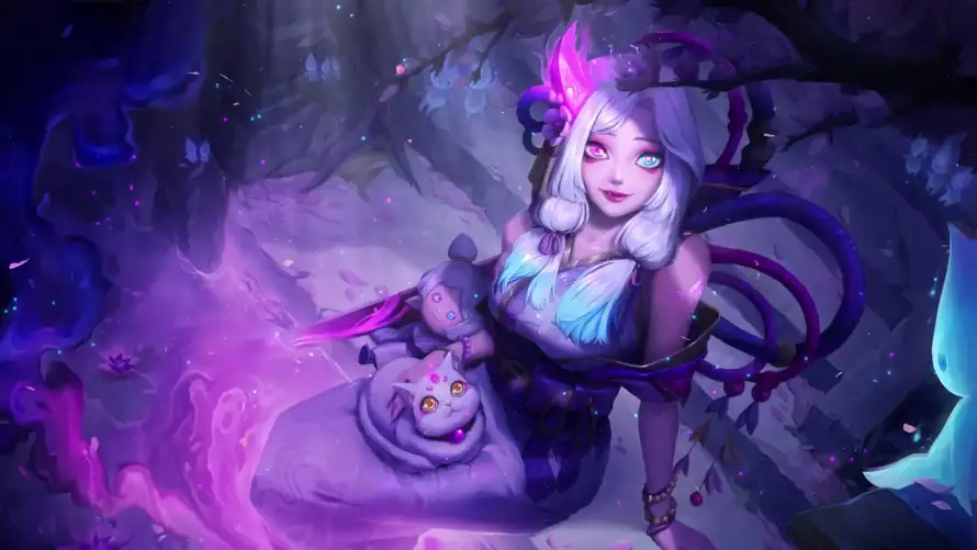 3k格温壁纸-玩偶 - 银发-LOL「哲风壁纸」