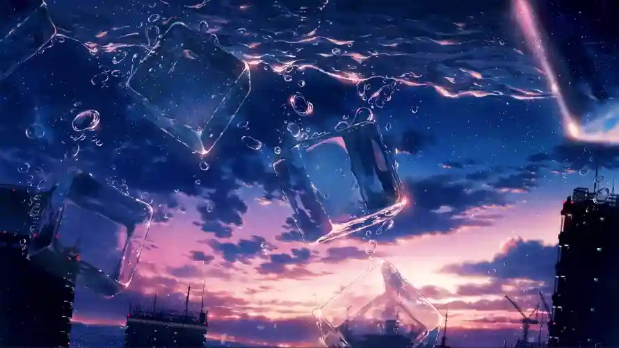 3k云层壁纸-光晕 - 城市-夜景「哲风壁纸」